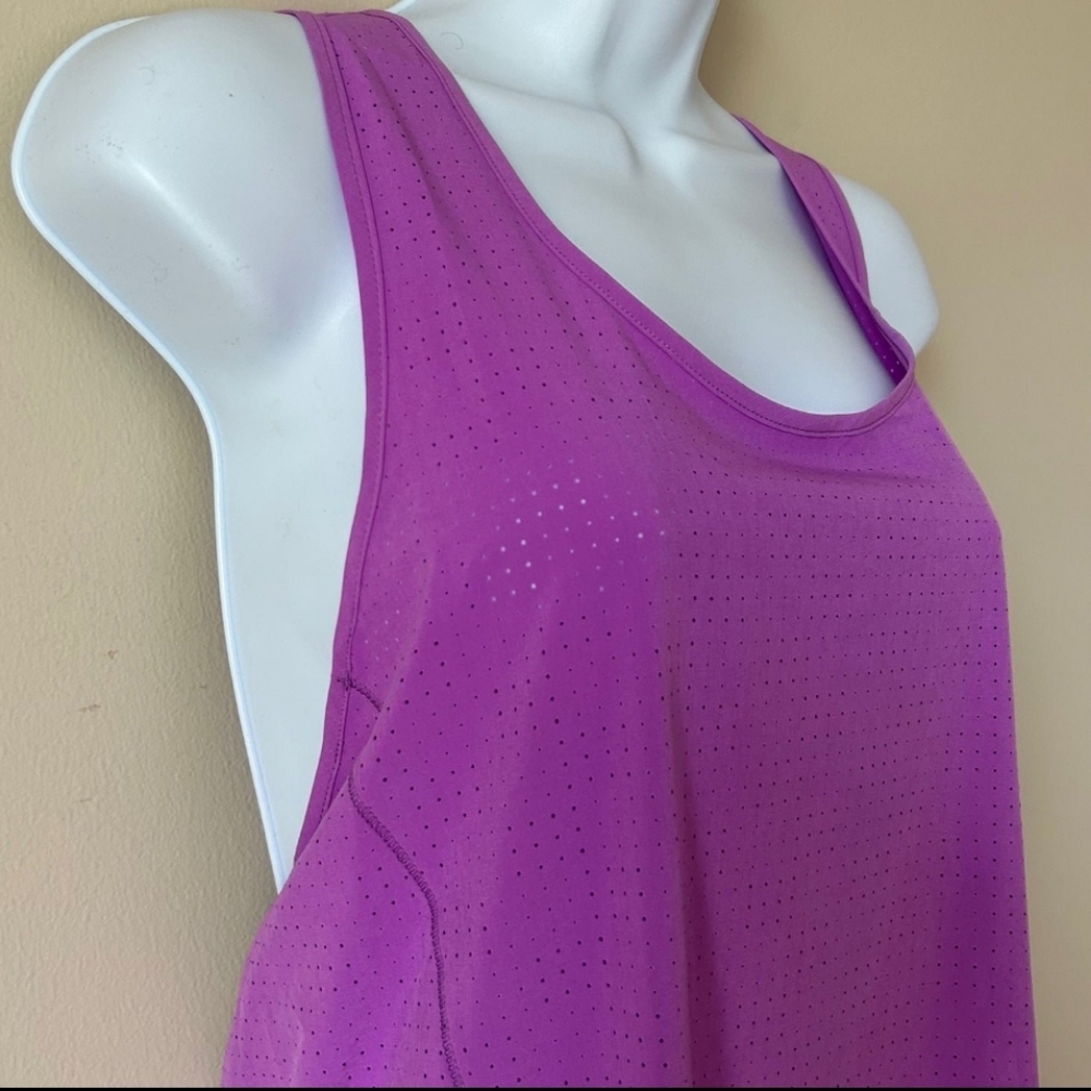 💜NWT!!💜 UNDER ARMOUR HEATGEAR RACERBACK TANK TOP Semi-Fitted Purple Large L